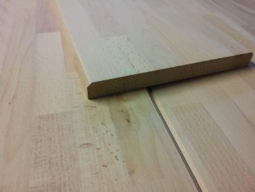 Rammschutzleiste Buche Holz keilgezinkt A/B